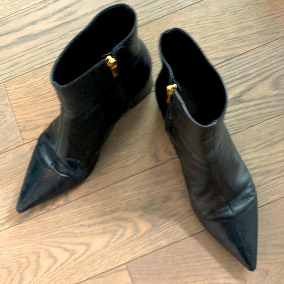 L'INTERVALLE Shoes - L’Intervalles black leather ankle boots